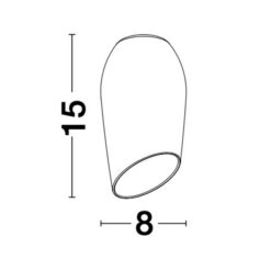 NOVA LUCE - стъкло за 9028801 & 9028924 NUDA 9028808 - Image 3