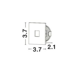 Архитектурен Спот NOVA LUCE PASSAGIO” 1w • 3000K • 32Lm • 9045514 - Image 2