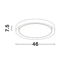 Плафон NOVA LUCE TROY 9053592 • ∅46 • 40w - Image 2