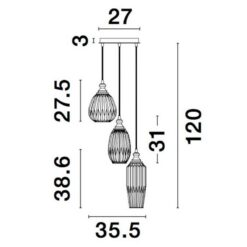 Полилей NOVA LUCE ZARLEY 9066032 - Image 2