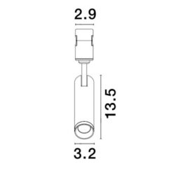Спот NOVA LUCE TAG 9090282 LED 5 Watt DC24V IP20 330Lm 3000K - Image 2