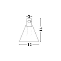 NOVA LUCE - основа и стъкло за полилей COCTAIL 9090290 LED 5 Watt DC24V IP20 220Lm 3000K - Image 2