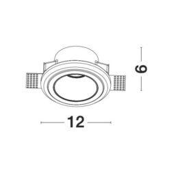 Гипсова луна NOVA LUCE Crate 9091631 - Image 2