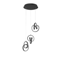 Пендел NOVA LUCE RINGS 9104331 LED 43W, 1806Lm, 3000K, IP20 D: 34 H: 120 cm