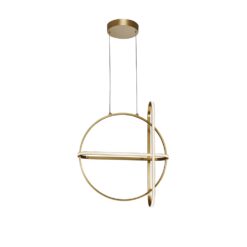 Пендел NOVA LUCE ARTE9114862 LED 48.6W, 3360lm, 3000K, IP20 D: 52 W: 16 H1: 61 H2: 120 cm