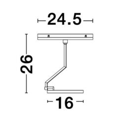 NOVA LUCE - магнитен LED модул NOT 9136122 IP20 3000K 15W DC24V 1200Lm - Image 2