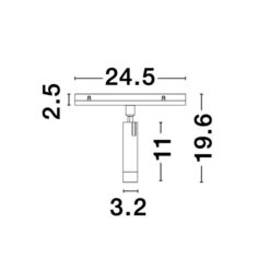 NOVA LUCE - магнитен LED модул LOD 9136135 IP20 3000K 10W DC24V 800Lm - Image 2