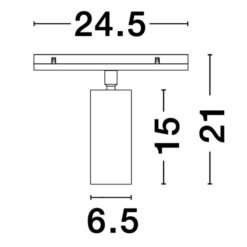 NOVA LUCE - магнитен LED модул LOD 9136136 IP20 3000K 20W DC24V 1600Lm - Image 2