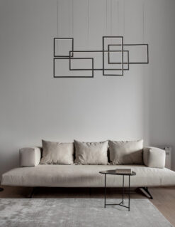Полилей NOVA LUCE CORNICE 9142765 LED 80W, 4860lm, 3000K IP20 L: 120 H1: 50 H2: 160 cm, с димер - Image 3