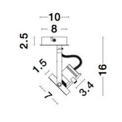 Спот NOVA LUCE SALVA 9155101 - Image 2