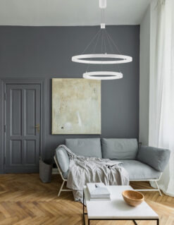 Пендел NOVA LUCE EMPATIA 9172760 LED 60W, 4200lm, 3000K, IP20 D1: 60 D2: 40 H: 120 cm - Image 2