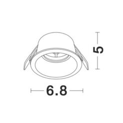 Луна за вграждане NOVA LUCE Hap 9174151 - Image 2