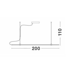 NOVA LUCE - основа за пендел GRAMMI 02 9180564 IP20 Driver 100 Watt AC85-265V - Image 3