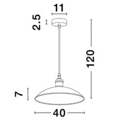 Пендел NOVA LUCE SANGRO 9181400 - Image 2