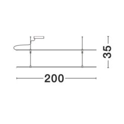 NOVA LUCE - основа за пендел CRIMSON 9190800 IP20 Included Driver 100 Watt AC85-265V Output 24V DC - Image 3