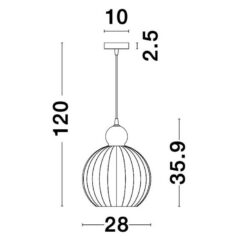 Пендел NOVA LUCE ODELL 9190883 - Image 2