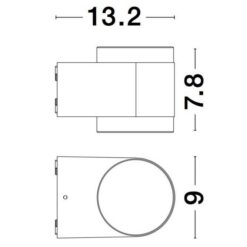 Фасаден аплик NOVA LUCE NUS 9200202 - Image 3