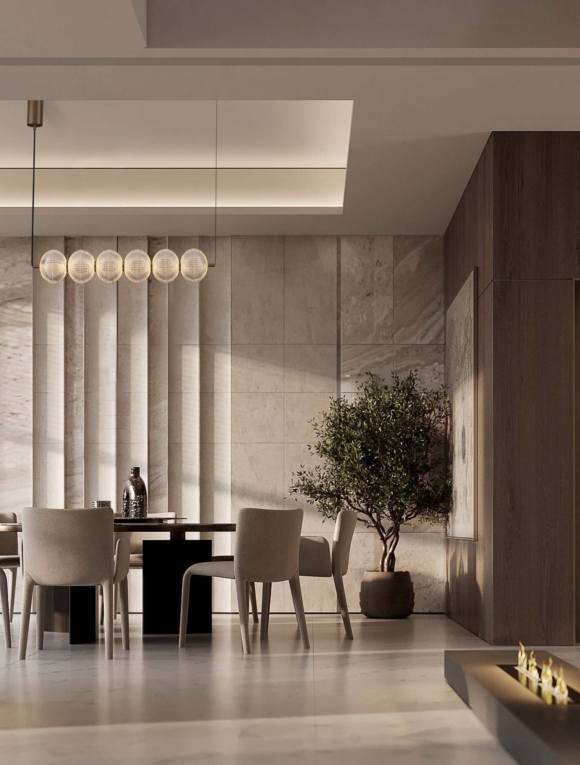 3d,Illustration,Of,High-end,,Luxury,And,Stylish,Apartment,Interior,Architecture,