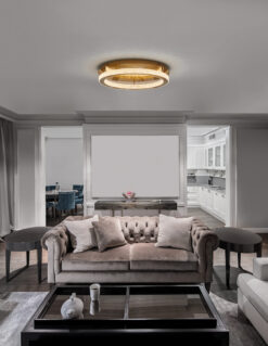 Плафон NOVA LUCE FIORE 9285620 LED 60W, 3530lm, 3000K, IP20 D: 60 H1: 4 H2: 12 cm