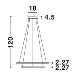 LED Полилей NOVA LUCE NETUNO 9312838 - Image 2