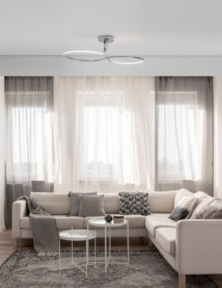 Плафон NOVA LUCE FUNGO 9357085 LED 47W, 2630Lm, 3000K, IP20 D: 102 H: 30 cm - Image 2