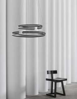 Пендел NOVA LUCE TORRENTE 9392011 LED 55W, 2475lm, 3000K, IP20 D: 80 W: 40 H: 120 cm, с димер - Image 3