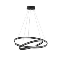 Пендел NOVA LUCE TORRENTE 9392012 LED 93W, 3422lm, 3000K, IP20 D: 80 W: 80 H: 120 cm, с димер
