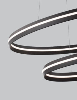 Пендел NOVA LUCE TORRENTE 9392012 LED 93W, 3422lm, 3000K, IP20 D: 80 W: 80 H: 120 cm, с димер - Image 3