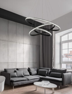 Пендел NOVA LUCE NAGER 9481093 LED 62W, 3586lm, 3000K, IP20 D1: 78 D2: 60 D3: 41.5 H: 120 cm - Image 2