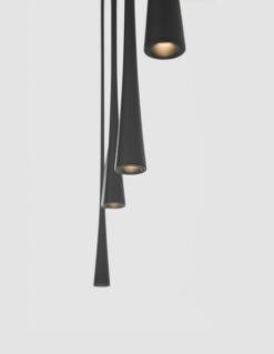 Пендел NOVA LUCE GOCCIO 9504001 LED 5x7W, 1065lm 3000K, IP20 L: 110 W: 4.5 H1: 60 H2: 160 cm - Image 2