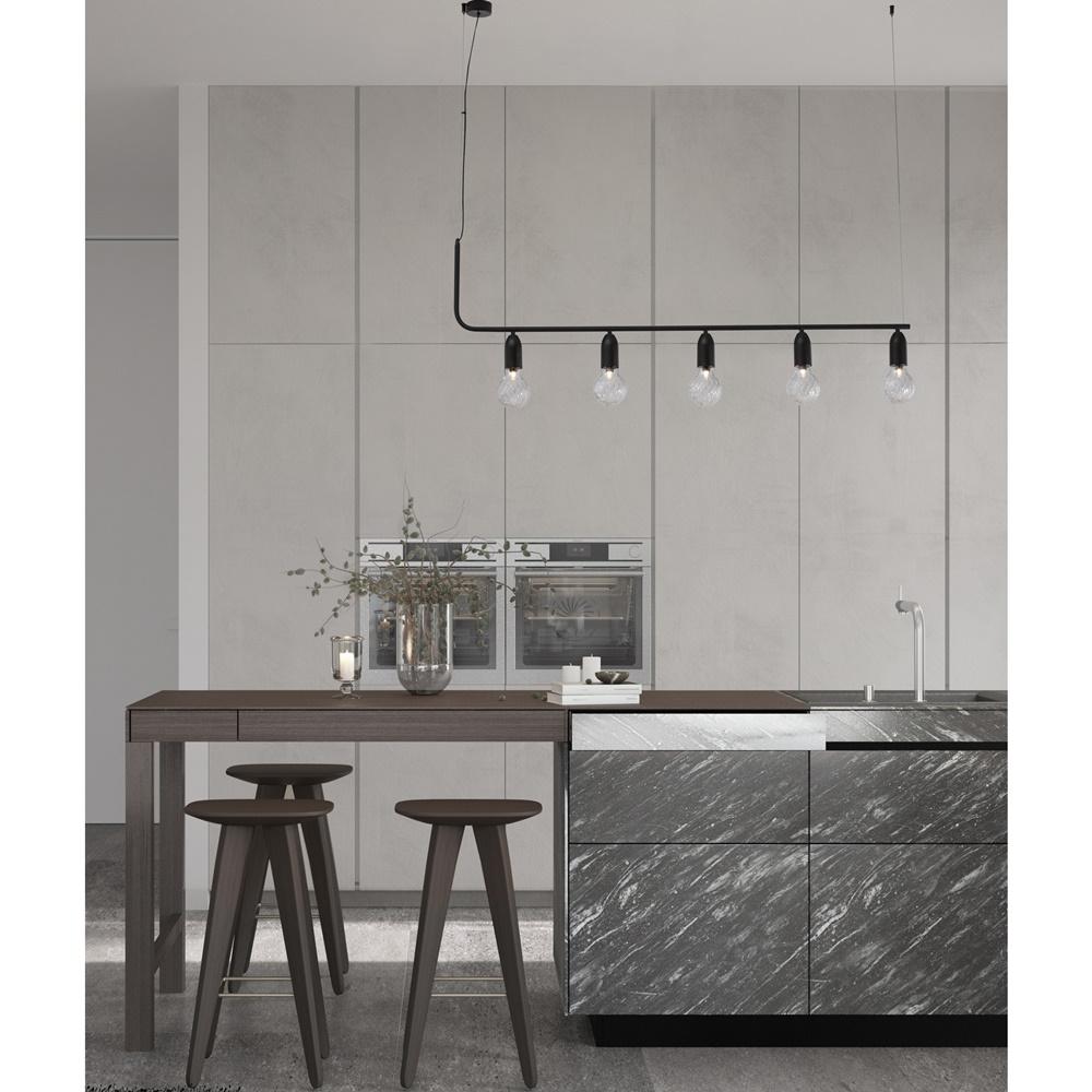 Minimalism,Modern,Interior,Design.,Studio,Kitchen,Room,With,Kitchen,Island