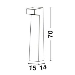 Градински стълб NOVA LUCE ARAN 9540212 - Image 2