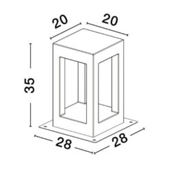 Градински стълб NOVA LUCE BEV 9540215 - Image 2