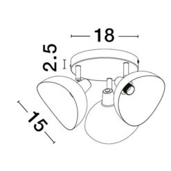 Спот NOVA LUCE GETI 9555810 - Image 2