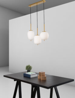 Пендел NOVA LUCE LATO 9624067 LED E14 3x5 W, IP20 Bulb Excluded D: 15.8 L: 53 W: 9 H: 120 cm - Image 2