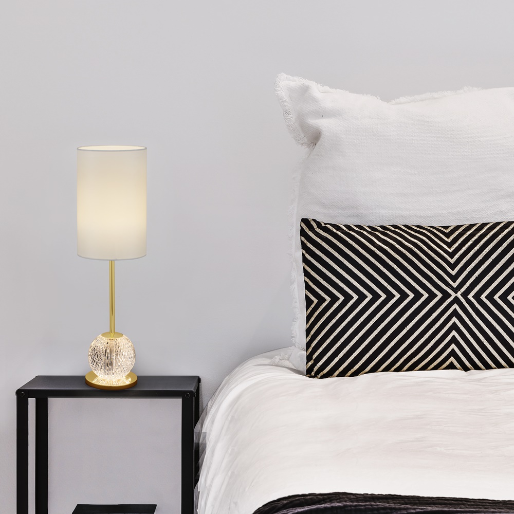 Bedroom,Design,With,White,Wall,And,Cushion,In,Geometric,Pillow