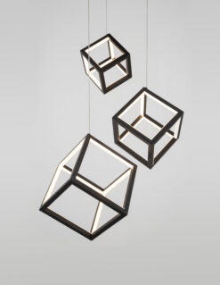 Пендел NOVA LUCE GABBIA 9818231 LED 110W, 8250lm, 3000K, IP20 L: 56 W: 48.5 H: 156 cm, с димер - Image 2