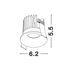 Луна за вграждане NOVA LUCE Petit 9844012 - Image 2