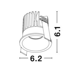 Луна за вграждане NOVA LUCE Petit 9844014 - Image 2