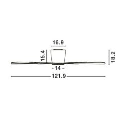 Вентилатор за таван NOVA LUCE NOVA LUCE с/без LED лампа DELL • 38w • Ø122cm • дистанционно • 9952335 - Image 2
