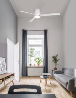 Вентилатор за таван NOVA LUCE NOVA LUCE с LED лампа SILKY • 35w • Ø132cm • дистанционно • 9953015 - Image 4