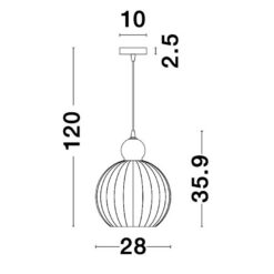 Пендел NOVA LUCE LINGUA 9988280 - Image 2