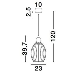 Пендел NOVA LUCE LINGUA 9988383 - Image 2