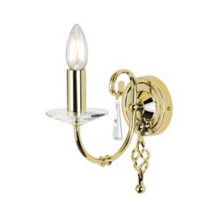 Месинг аплик Elstead Pol-brass за коридор