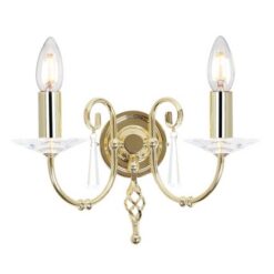 Месинг аплик Elstead Pol-brass за коридор