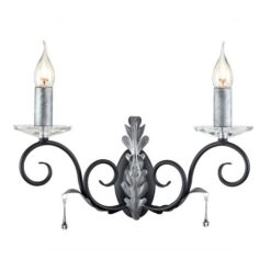 Аплик Elstead Aml2-blk-silver за коридор