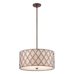 Пендел ELSTEAD QZ-BROWN-LATTICE-P-L BROWN LATTICE