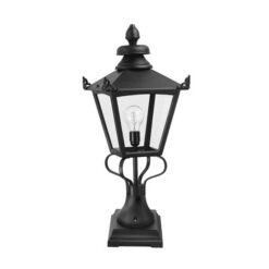 Черен градински стълб Elstead Black GN1-BLACK за екстериорно осветление