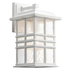 Аплик Elstead Beacon-square-m-wht за външно осветление