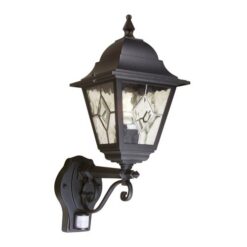 Черен аплик Elstead Pir-black NR1-PIR-BLACK за външно осветление